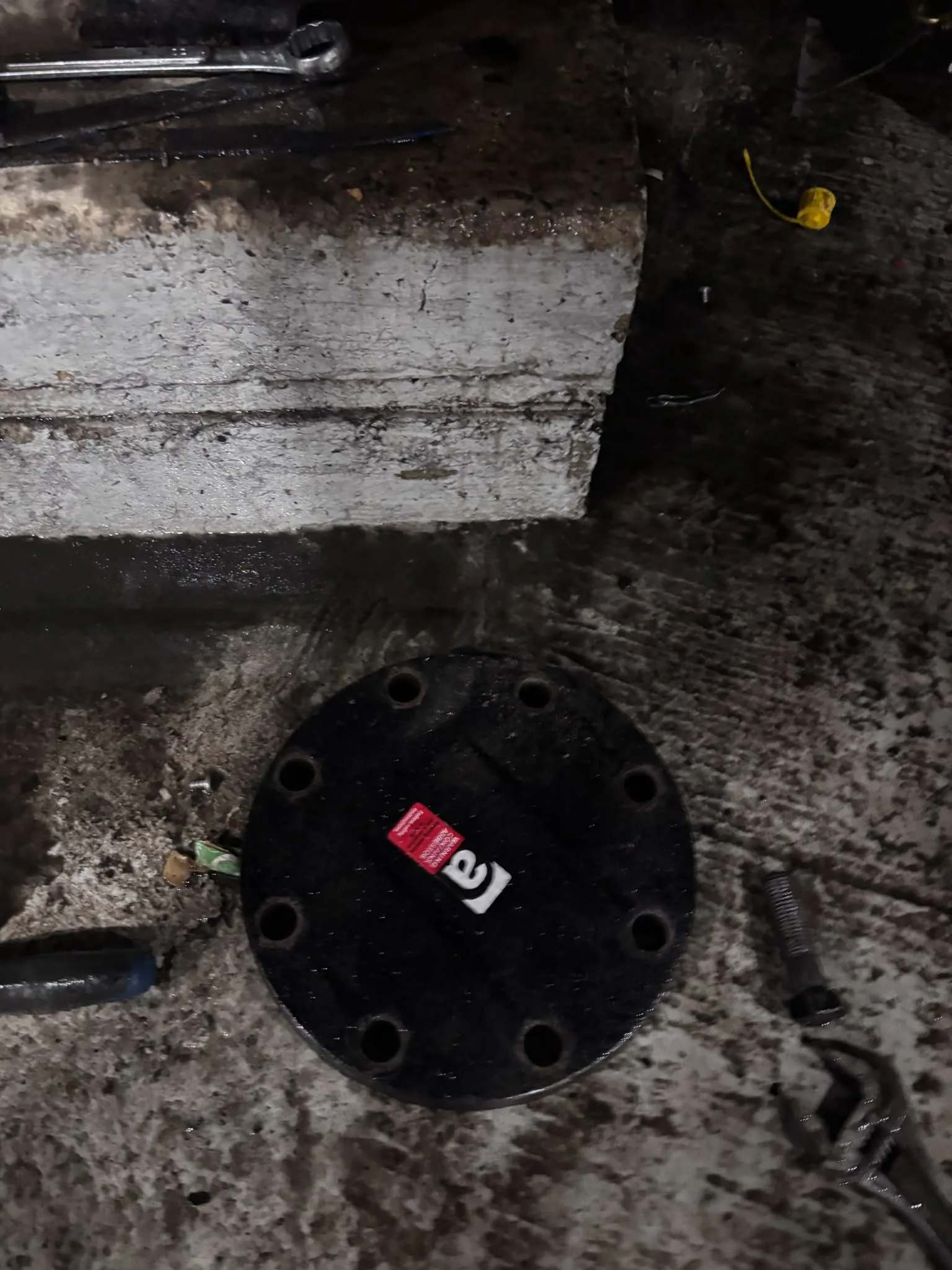 Artex scraping from a concrete ceiling during Aldgate refurbishment